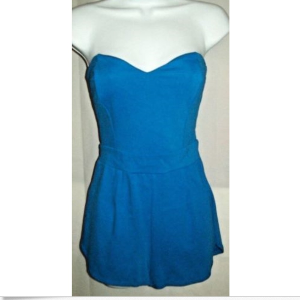 Blue Tique Cheap Chic Womens Romper Bow Back Short